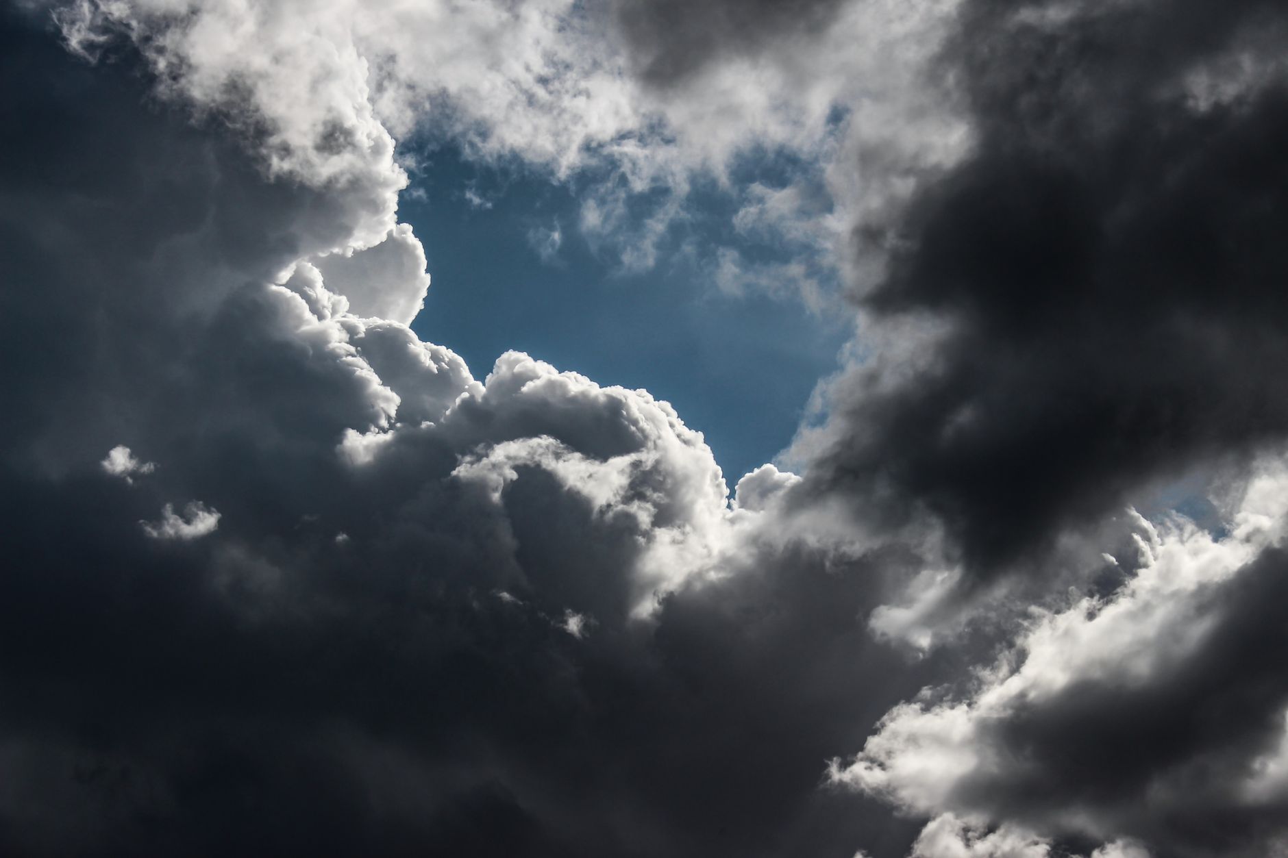 the sky before the storm
