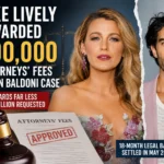 Blake Lively and Justin Baldoni amid their legal dispute over It Ends With Us