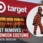 Target store exterior following backlash over a children’s Halloween clown costume