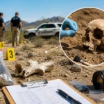 Tucson desert area where human remains were recently discovered near the area associated with Nancy Guthrie