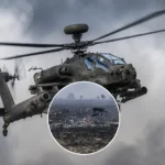 US Army AH-64 Apache helicopter during flight operations amid 2026 safety concerns