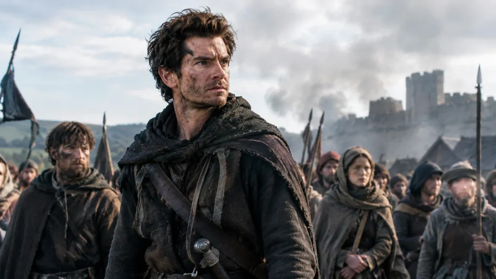 Andrew Garfield stars in The Uprising, arriving on digital September 29, 2026.