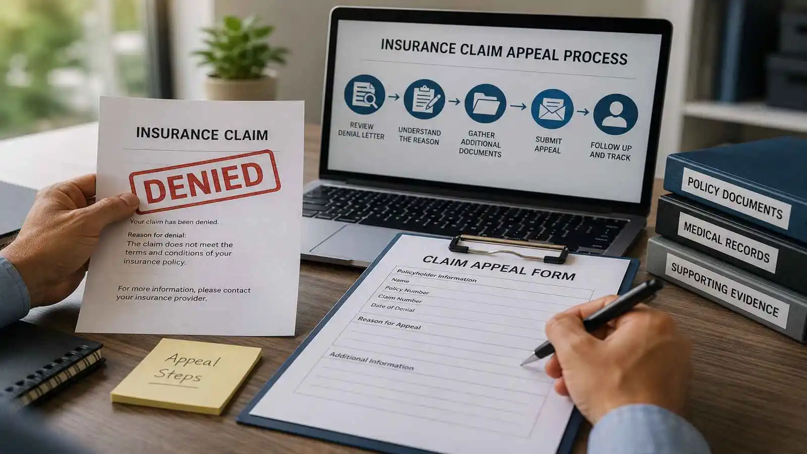 insurance claim appeal process denied claim