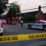 Lexington police and fire crews respond near Charles Young Park after a shooting on August 15, 2026